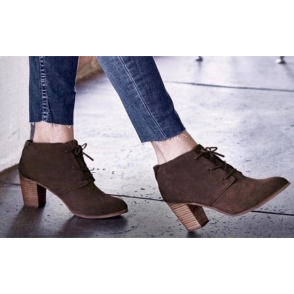 Women's TOMS Brown Suede Lace-Up Ankle Boots & Booties Size 11